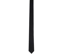 Black Jacquard Toile Iconographe Tie