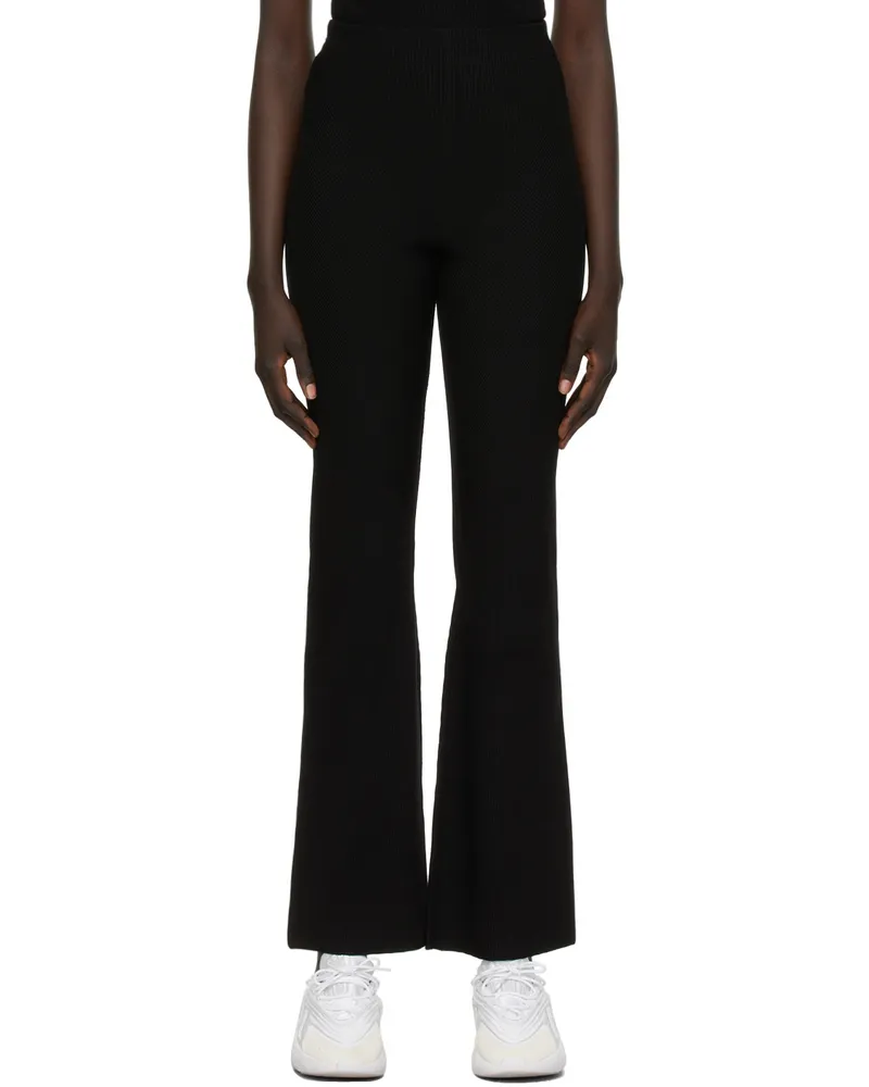 GAUGE81 Black Lajas Flared Trousers Black