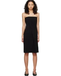 Anine Bing Black Halle Midi Dress Black