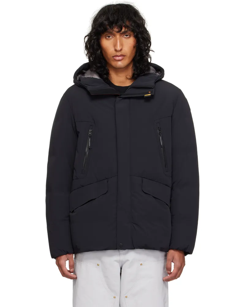 Parajumpers Black Kazu Down Jacket 0541