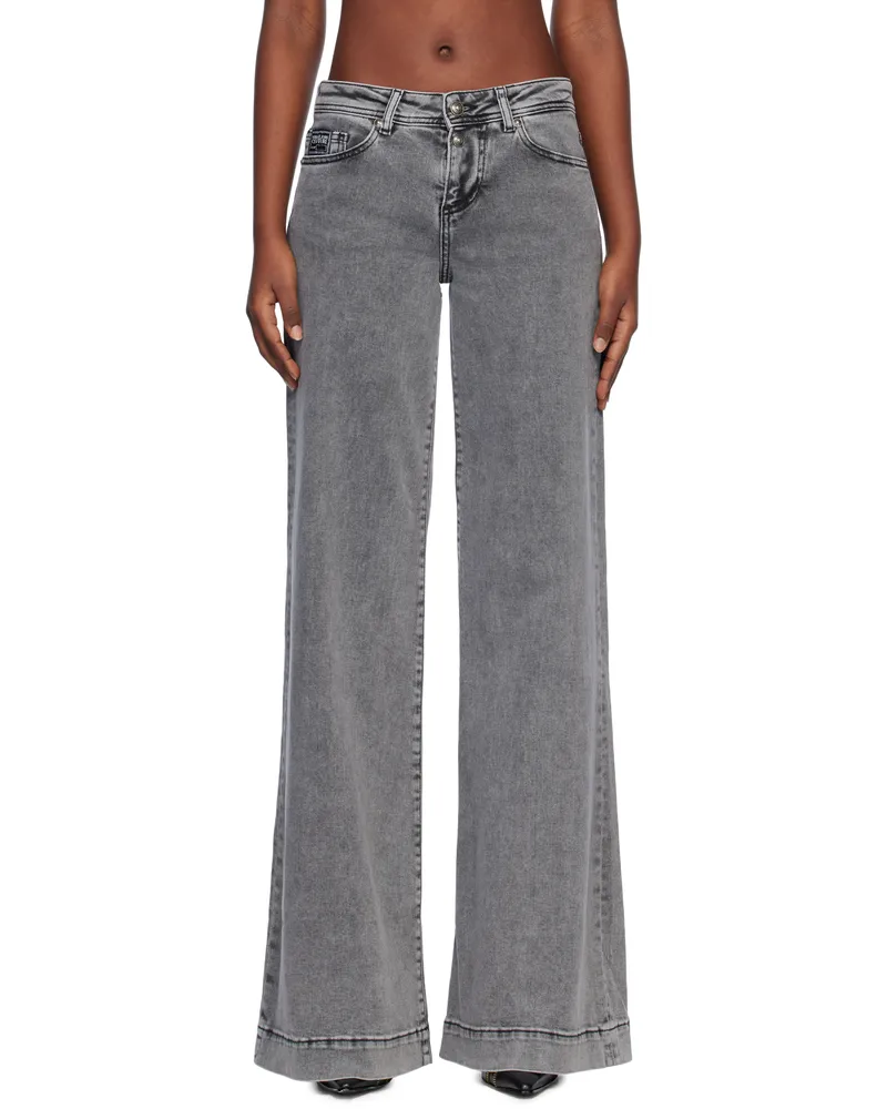 Versace Jeans Gray Five-Pocket Jeans E909