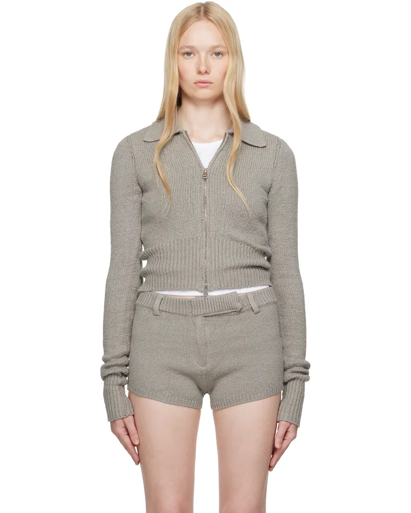 Aya Muse Gray Ivy Sweater Steel