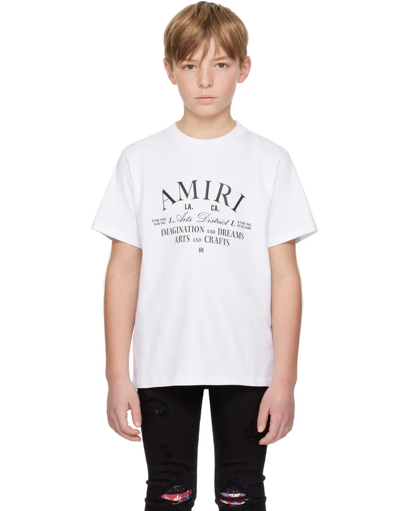 Amiri Kids White 'Arts District' T-shirt White
