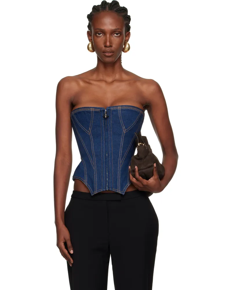 Vivienne Westwood Indigo Cobrax Denim Corset K406