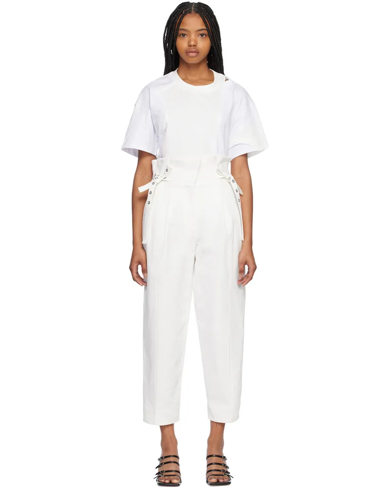 3.1 phillip lim White Paperbag Trousers Wh100