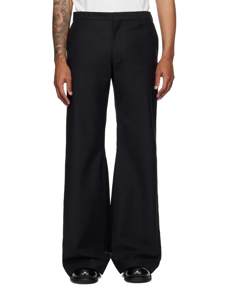 Maison Margiela Black Flared Trousers 900