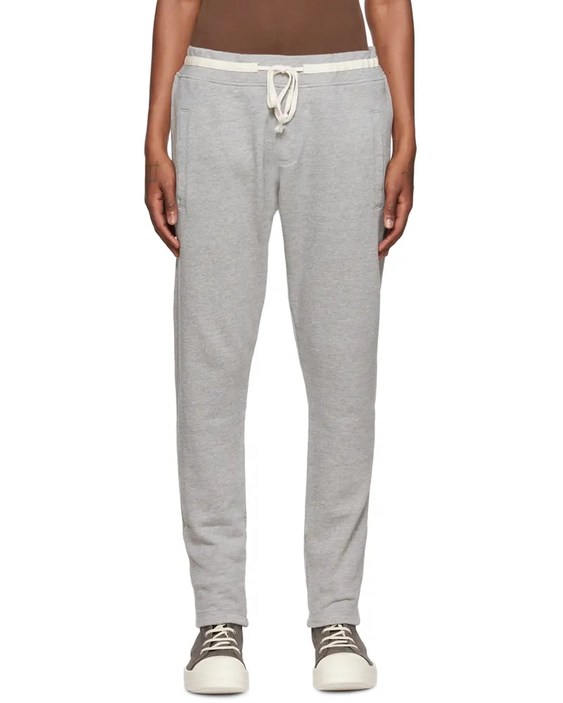 Greg Lauren Gray Basic Lounge Pants Grey