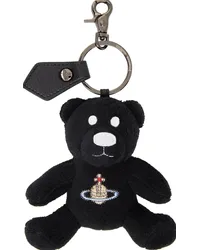 Vivienne Westwood Black Teddy Keychain Black