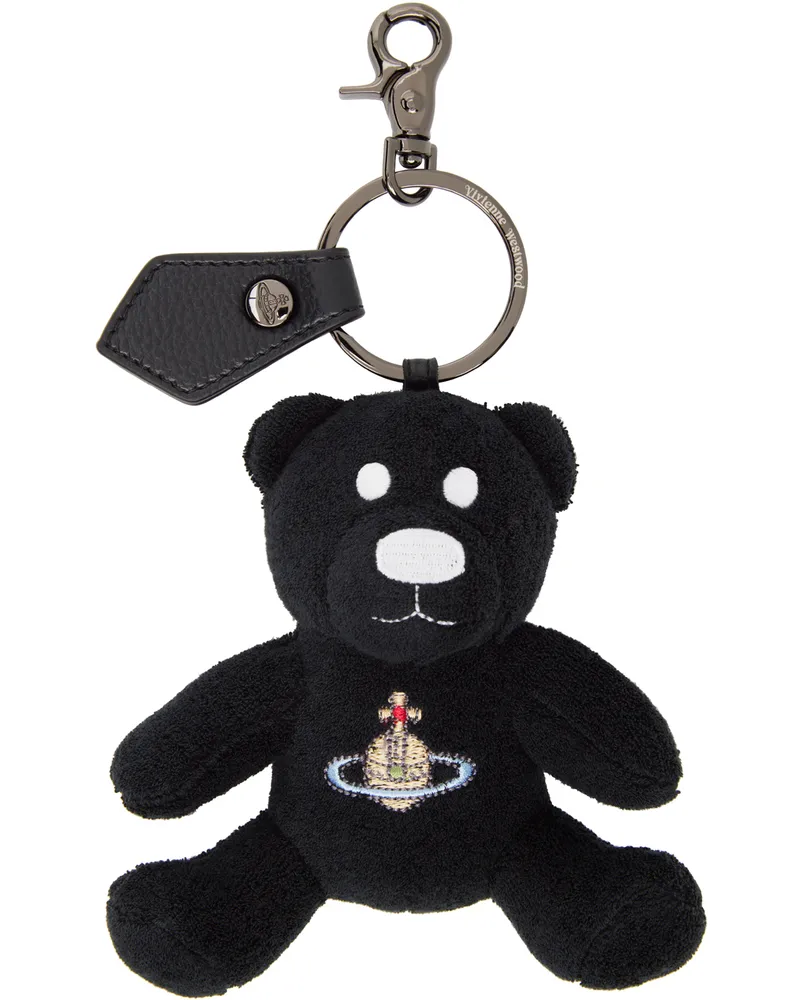 Vivienne Westwood Black Teddy Keychain Black