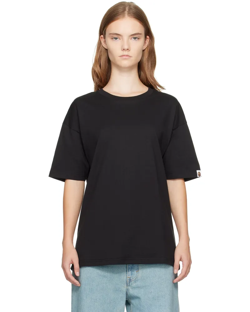 BAPE Black Big College T-Shirt Black