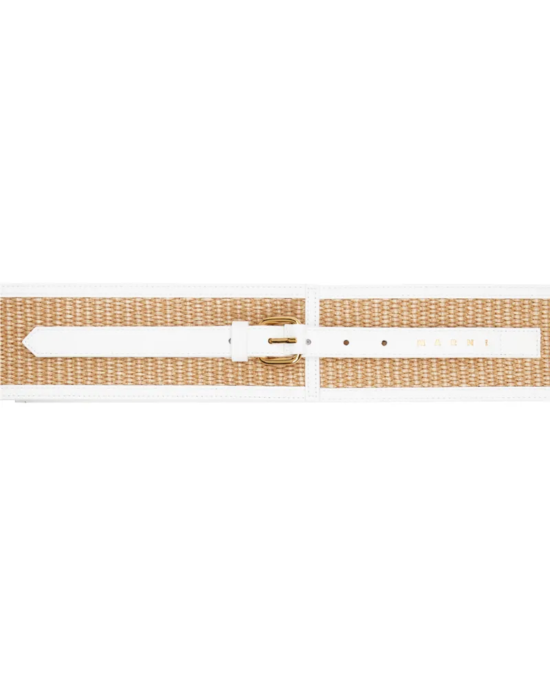 Marni Beige High Waist Belt Z0t01
