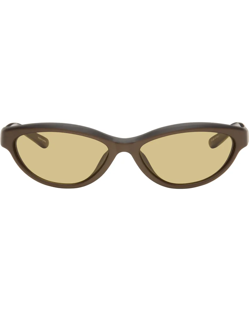 Jacquemus Brown 'The Curvo' Sunglasses Metbrown