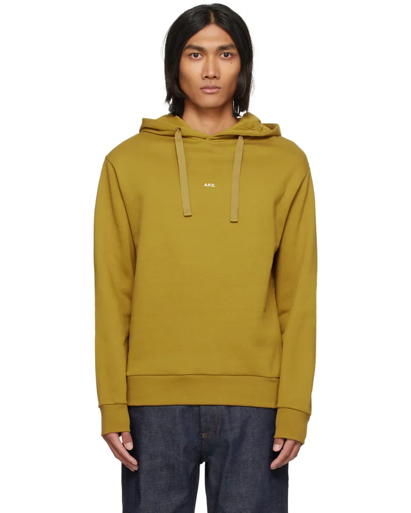 A.P.C. Khaki Larry Hoodie Eag