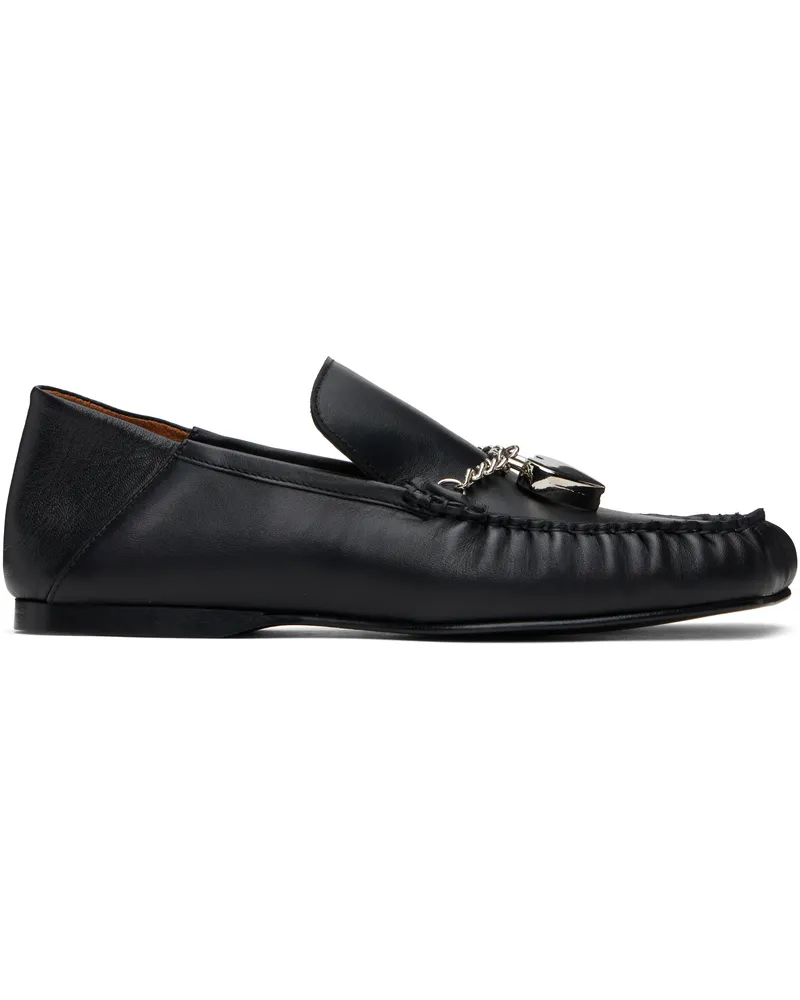 Egonlab Black Soft Loafers Black