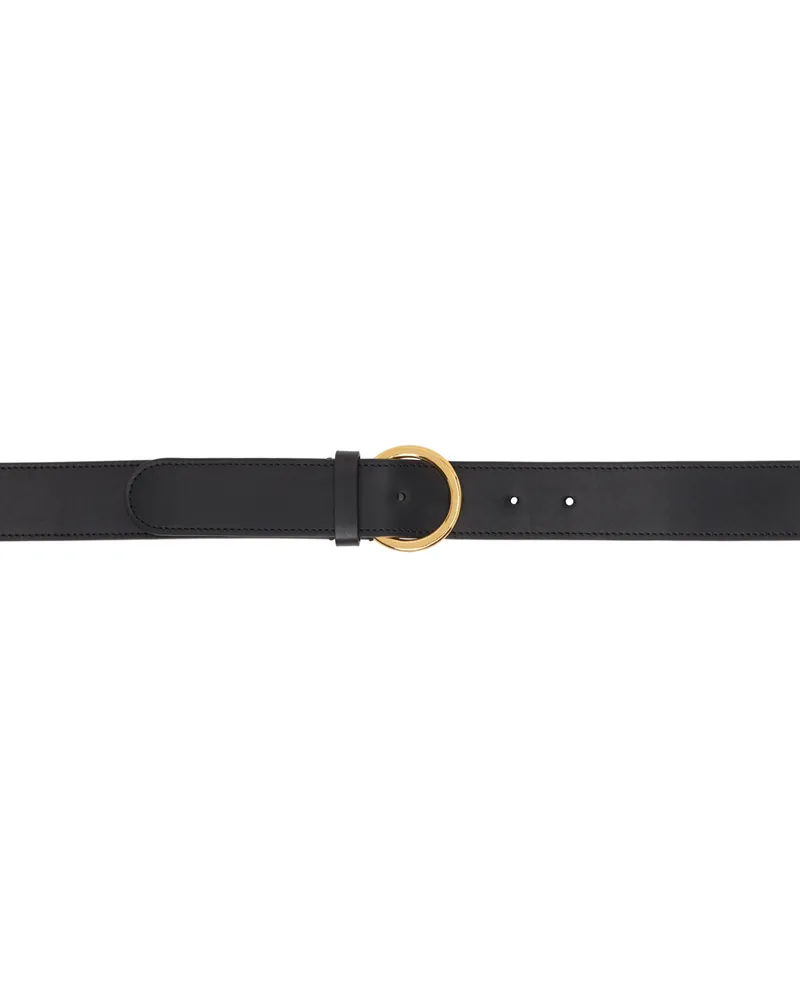 The Row Black Half Moon Belt Black