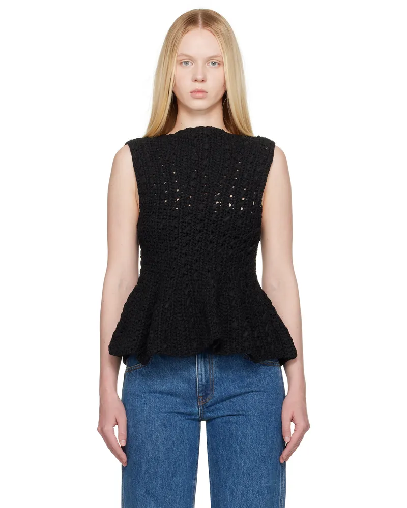 KHAITE Black Yuka Top 200