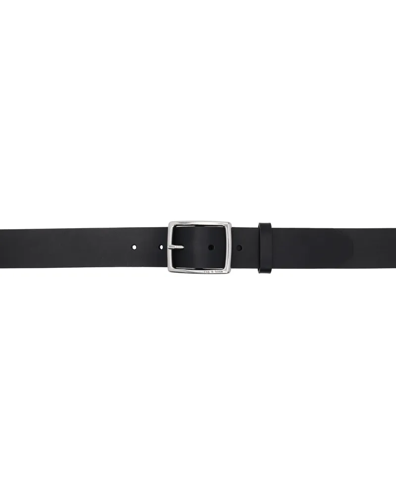 Rag & Bone Black Rugged Belt Blk