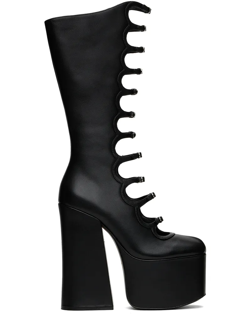 Marc Jacobs Black 'The Kiki Knee-High' Tall Boots 001