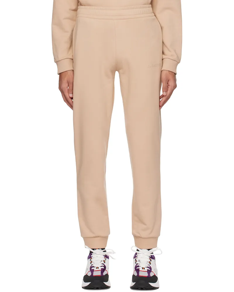 Burberry Beige Print Lounge Pants Soft
