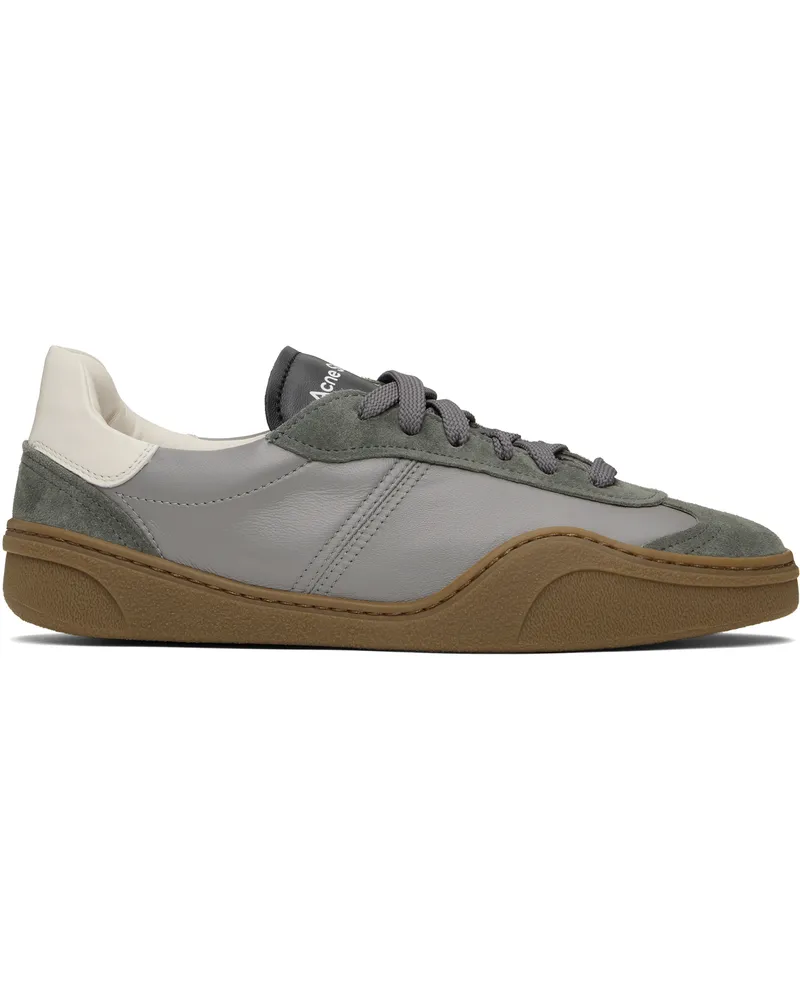 Acne Studios Gray & White Lace-Up Sneakers Bq9