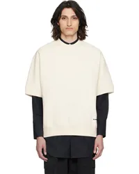 Jil Sander Off-White Patch Sweatshirt Dune