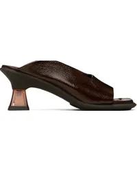 Miista Brown Janaina Mules Dark