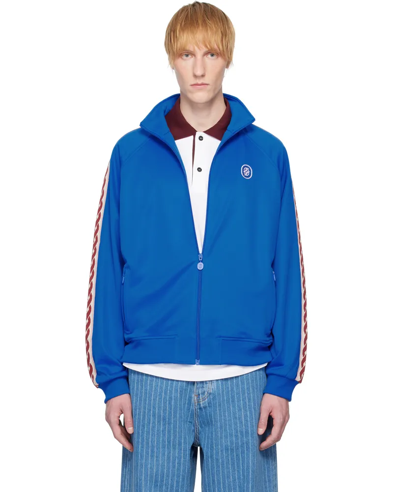 Drôle de Monsieur Blue 'Le Track Jacket Tresse' Track Jacket Blue