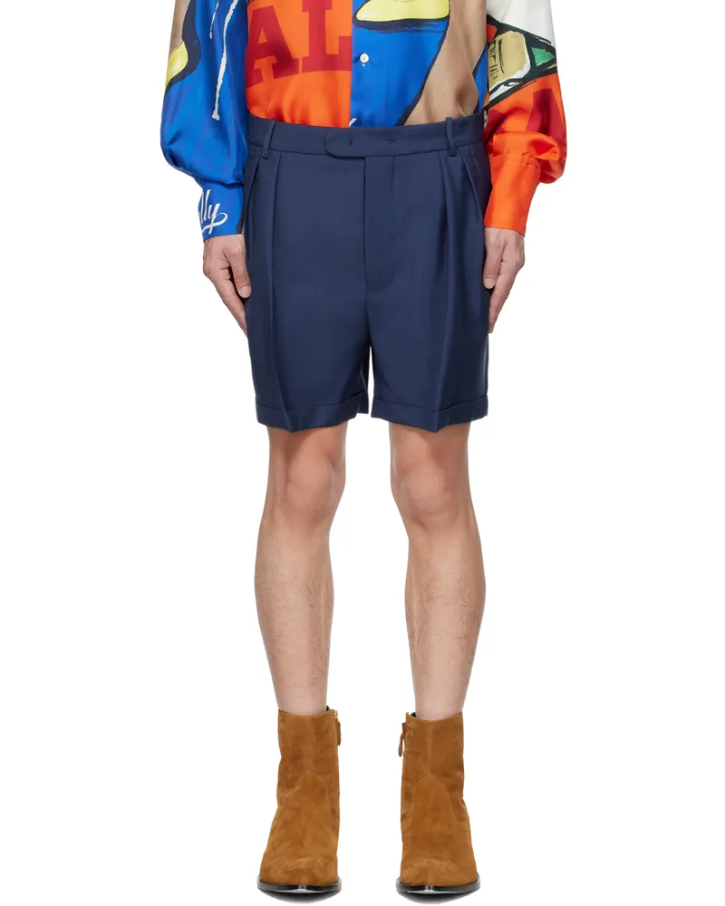 Bally Navy Bermuda Shorts Marine