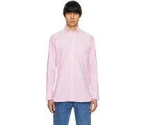 Pink & White Ticking Stripe Shirt