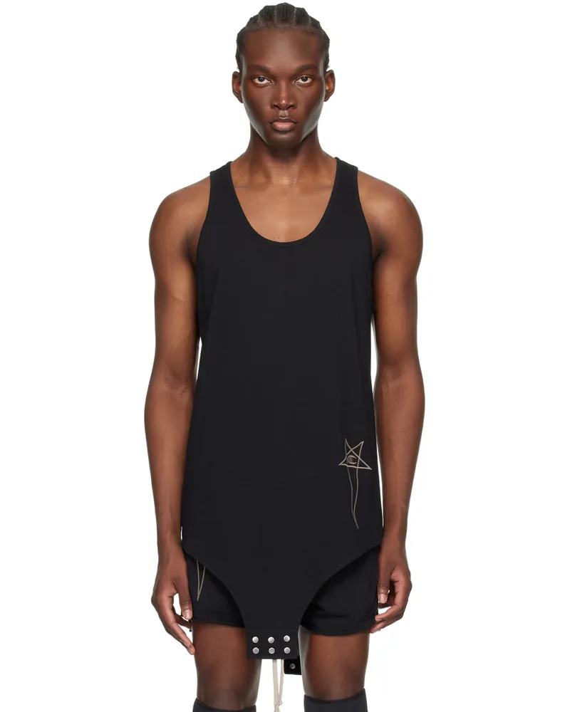 Rick Owens Black Champion Edition Basketball Tank Top 09
