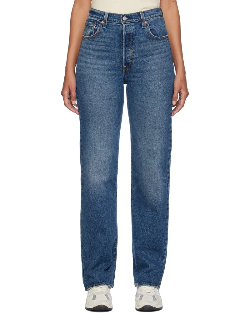Levi's Blue Ribcage Full Length Jeans Valley