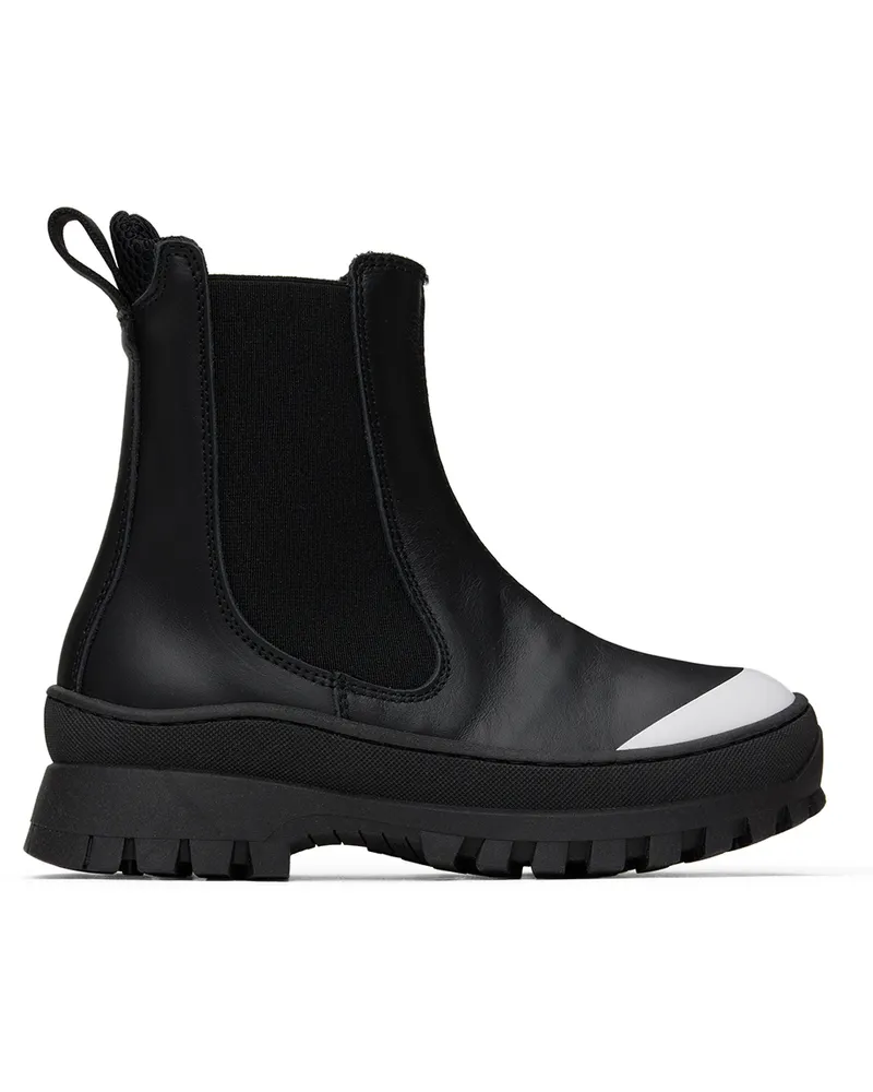 Marni Kids Black Low Chelsea Boots Var.