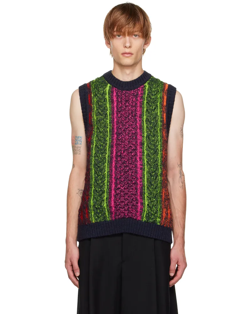 ARG Multicolor Striped Vest Multi