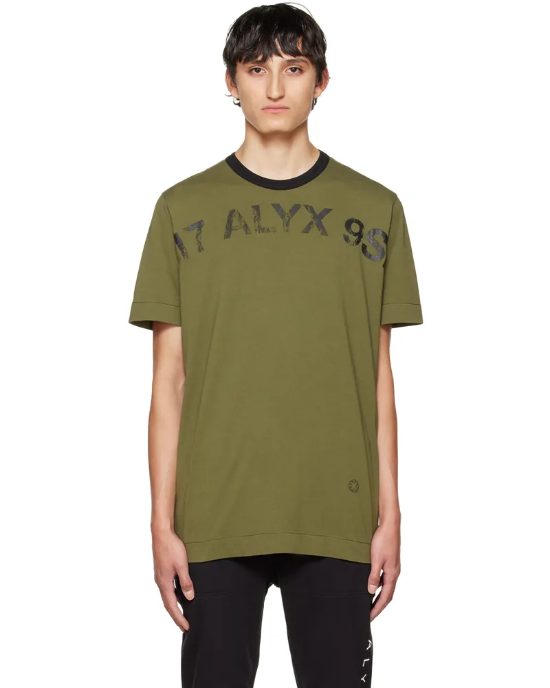 1017 ALYX 9SM Green Graphic T-Shirt Military