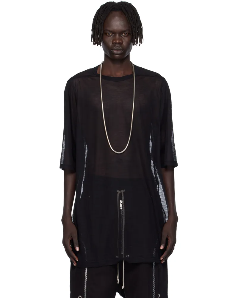 Rick Owens Black Concordians Jumbo SS T-shirt 09