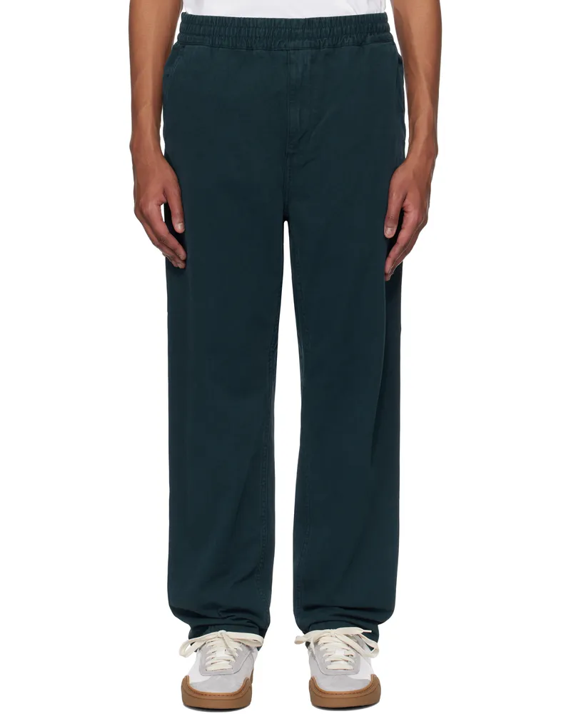 Carhartt WIP Green Flint Trousers 0augd