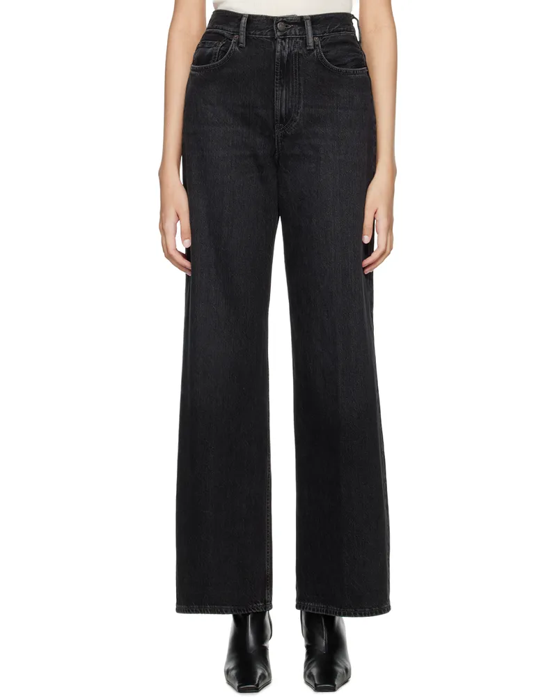 Acne Studios Black Relaxed-Fit Jeans Black