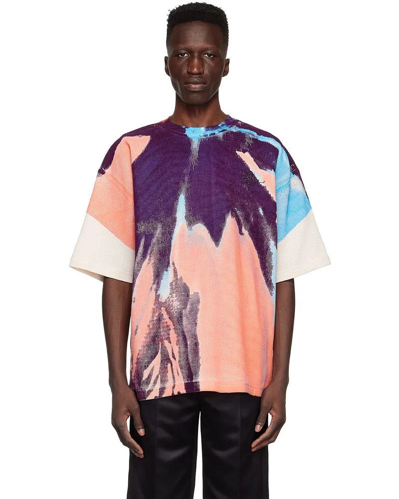 WE 11 DONE Off-White Cotton T-Shirt Ivory