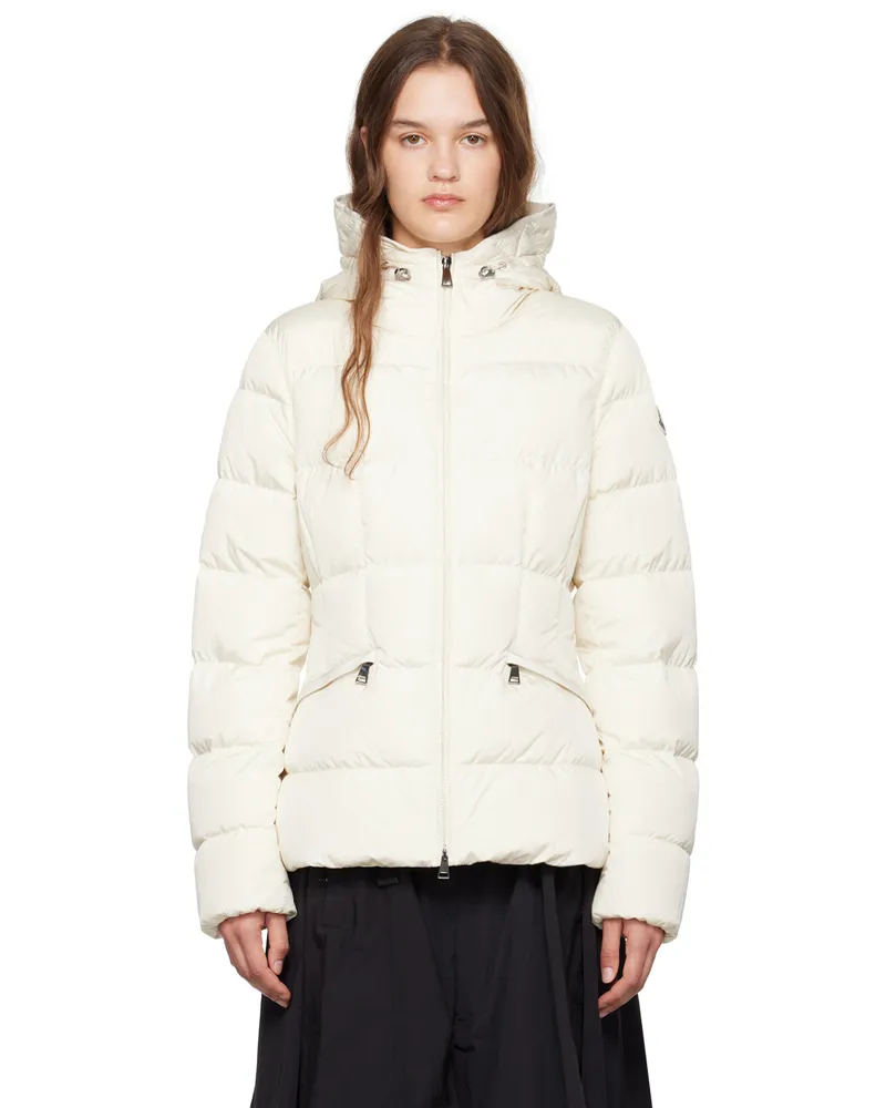 Moncler White Avoce Down Jacket 04a