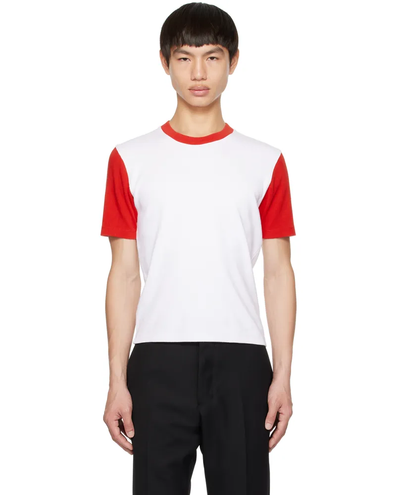 AMI Paris White Ami de Cœur T-Shirt White