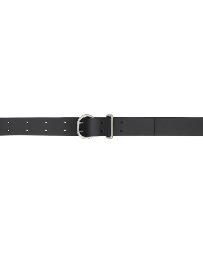 Jil Sander Black Cannolo Belt 001
