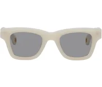 Beige Le Raphia 'Les Lunettes Nocio' Sunglasses