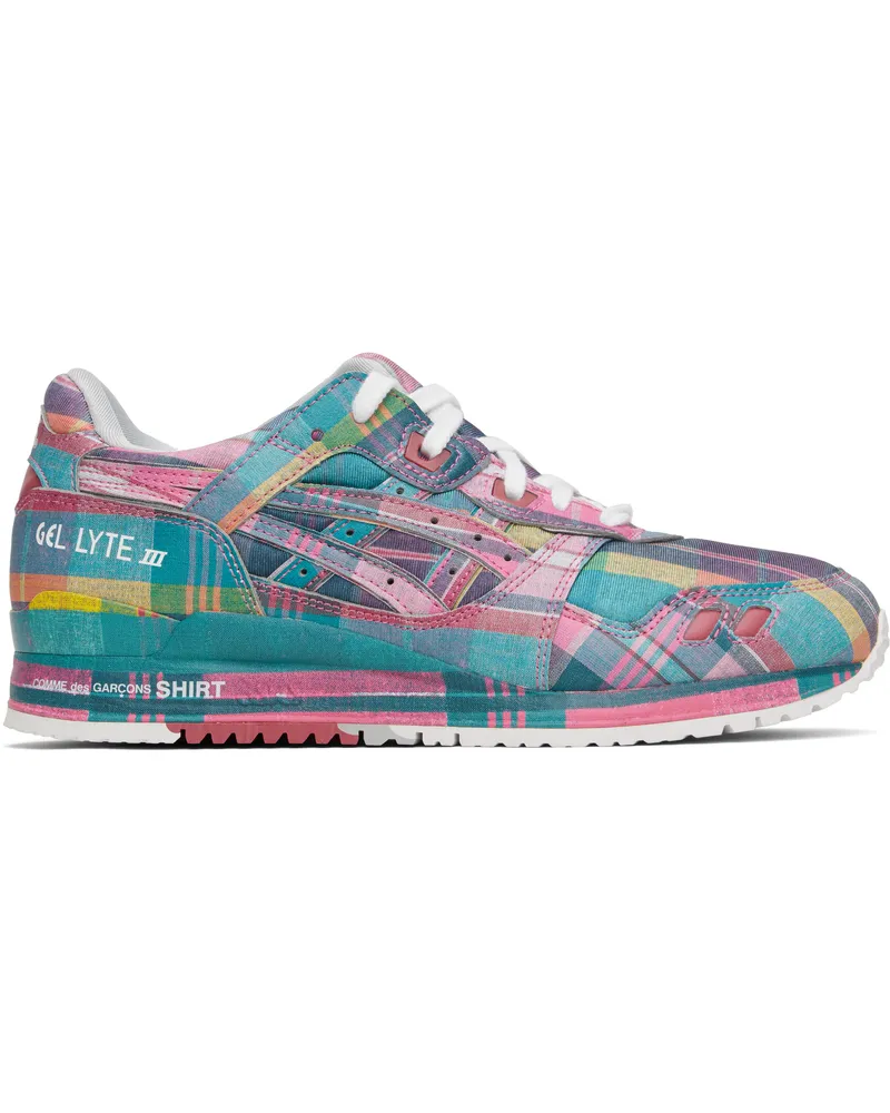 Comme des Garçons Pink ASICS Edition GEL-LYTE III 07 Remastered Sneakers Pink