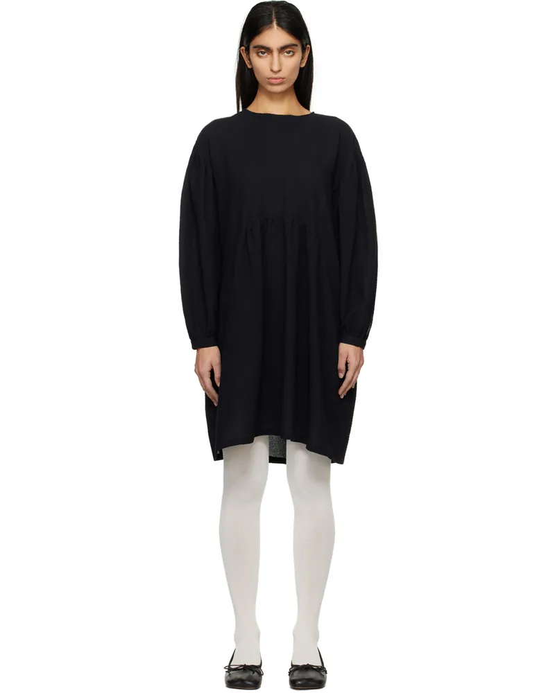 Henrik Vibskov Black Bowl Midi Dress Black