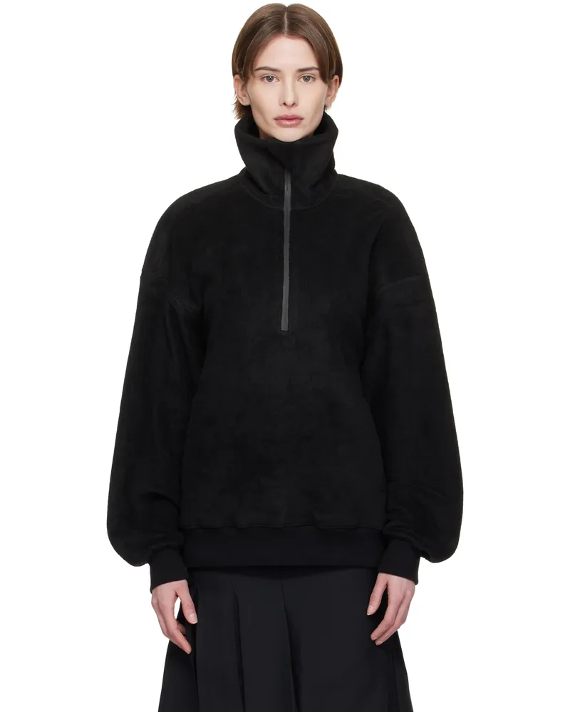 Fax Copy Express Black Fleece Sweatshirt Black