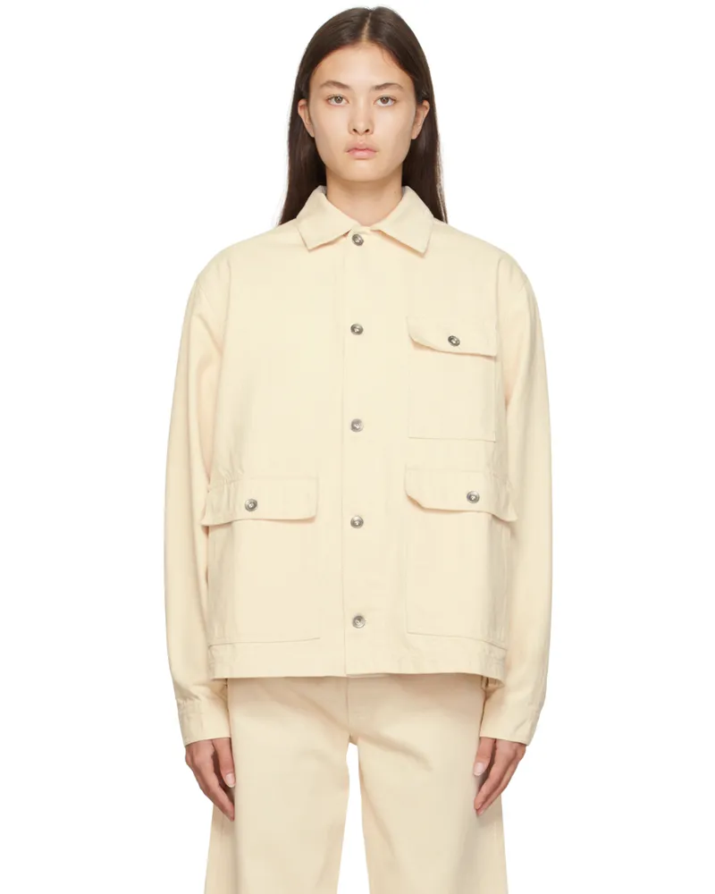 Henrik Vibskov Off-White Brandywine Denim Jacket Ecru