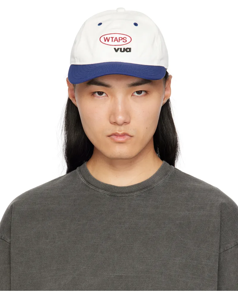 WTAPS White & Blue T-6M 02 Cap Blue