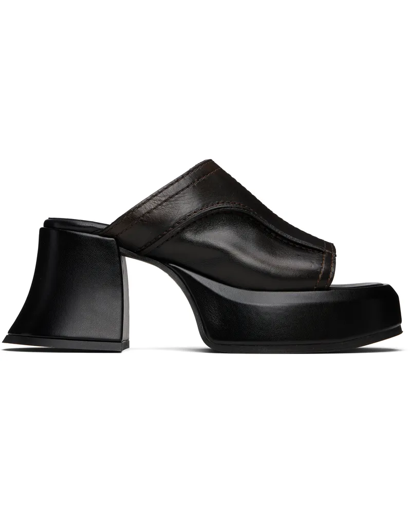 Miista Brown Lota Mules Brown