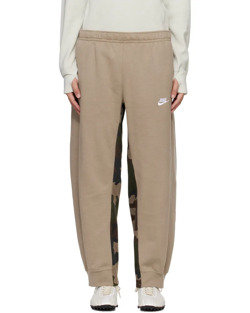 BLESS Beige & Khaki Camo 'Overjoggingcamouflague' Sweatpants Sand