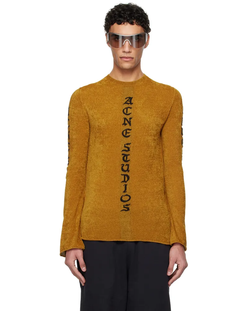 Acne Studios Brown Velour Sweater 640